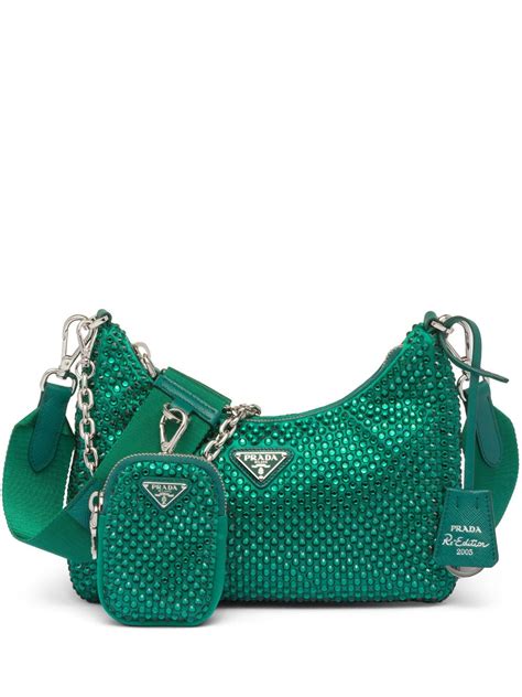 prada bolsa cristales|bolsas de prada para mujer.